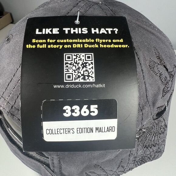 Dri-Duck Authentic Wildlife Series Collectors Edition Mallard Duck Hat Cap - Picture 7 of 10
